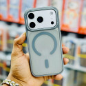 Mate MagSafe metal camera border premium iPhone  MagSafe hybrid Case . 