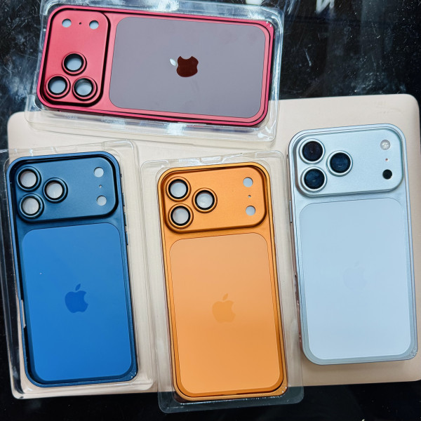 2nd Gen 17 pro 17 pro max করে ফেলুন old মডেল iPhone  .bumper+ Metal gorilla glass back shell সকল iPhone করে ফেলুন update ⬆️ 17pro max and 17pro 