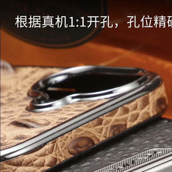 Crocodile skinCase Anti-Fall Droop resistant ,Scratch resistant , Smooth Texture precise cutouts and Electroplated Bezel Case.