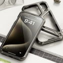 Hollow Highly Protective Metal Ultra-thin- Plus Anti-scratch Shockproof Protective Titanium Alloy Armor Frame Case