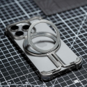 Flexible Shockproof Highly Metal Protective Pivot Guard Werless Magnetic Ring Stand Anti scratch Case