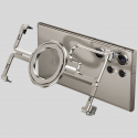 Flexible Shockproof Highly Metal Protective Pivot Guard Werless Magnetic Ring Stand Anti scratch Case
