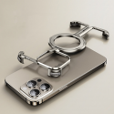 Flexible Shockproof Highly Metal Protective Pivot Guard Werless Magnetic Ring Stand Anti scratch Case
