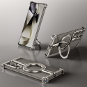 Flexible Shockproof Highly Metal Protective Pivot Guard Werless Magnetic Ring Stand Anti scratch Case