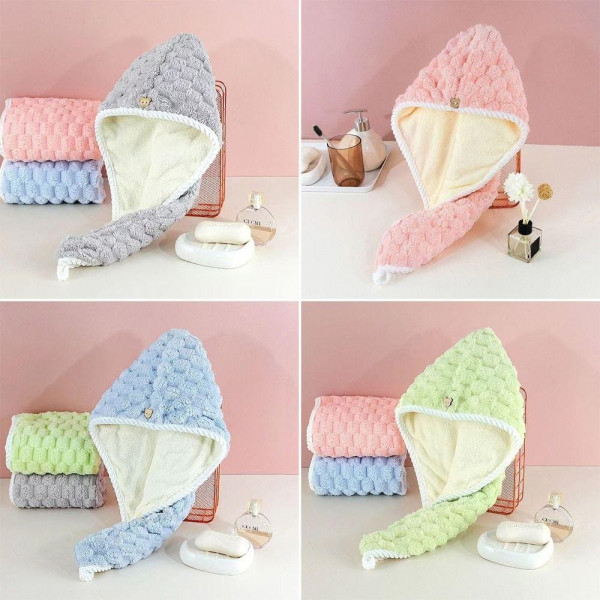 ( ৪ পিছ ) China Microfiber Hair Towel -