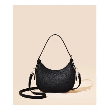  Women’s High-end Underarm All-match Crossbody Bag and Shoulder Bag (Black)