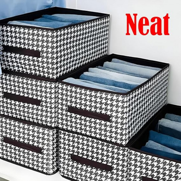 ( ১৫ পিচ ) New Printed Cloth Storage Box ( ফ্রি ডেলিভারি )