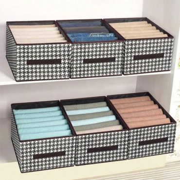 ( ৬ পিচ ) New Printed Cloth Storage Box