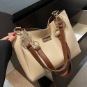 Premium Quality Women PU Leather Handbag (Cream )