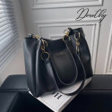 Premium Quality Women PU Leather Handbag (black)