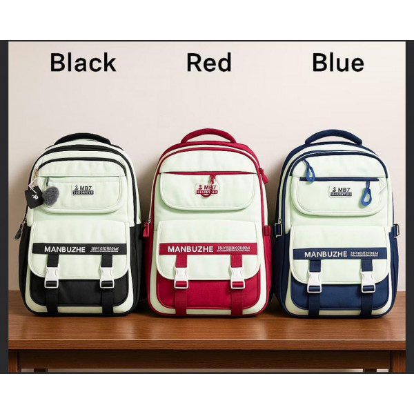 Academy Style Waterproof School Book Bag(Blue Color)