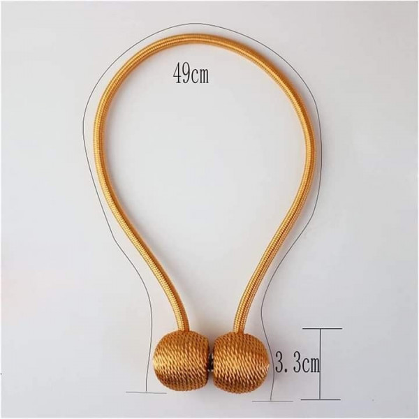 2Pis Curtain Holder – (Yello) ২পিস পর্দা হোল্ডার