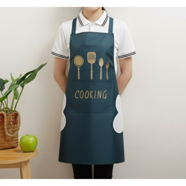 CHINA COOKING APRON (DARK GREEN )