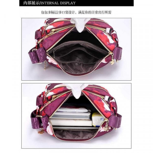 Women Crossbody Korean Bag ( purple)
