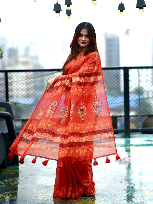 এক্সক্লুসিভ ব্লক শাড়...