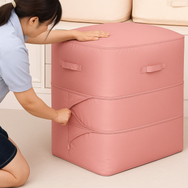    ( Pink Colour ) 3 in 1 স্পেস সেভিং স্টোরেজ ব্যাগ