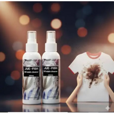 (2 pcs) JUE-FISH OIL stain cleaner