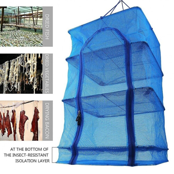 Foldable 4 layer Food Drying Net.