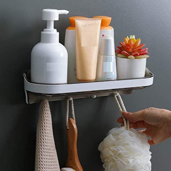 high quality bath self (White Brown)