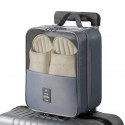 Grey-Waterproof Shoe Bags for Travel Bag for Packing Portable Shoe Cubes