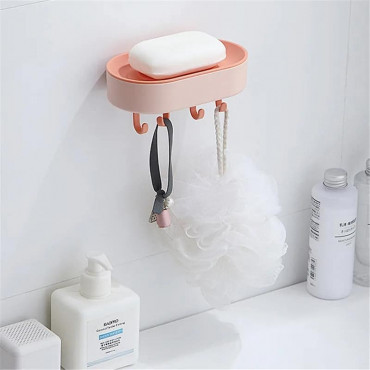soap holder with hoo...