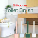 Flexible selicon toilet brush