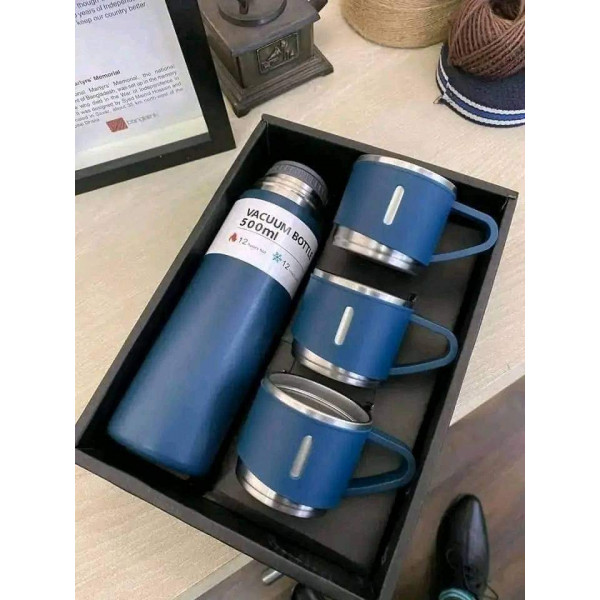 Vaccume Flask Set ( Blue )