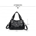 Premium 3 Layer Women Handbag(Coffee)
