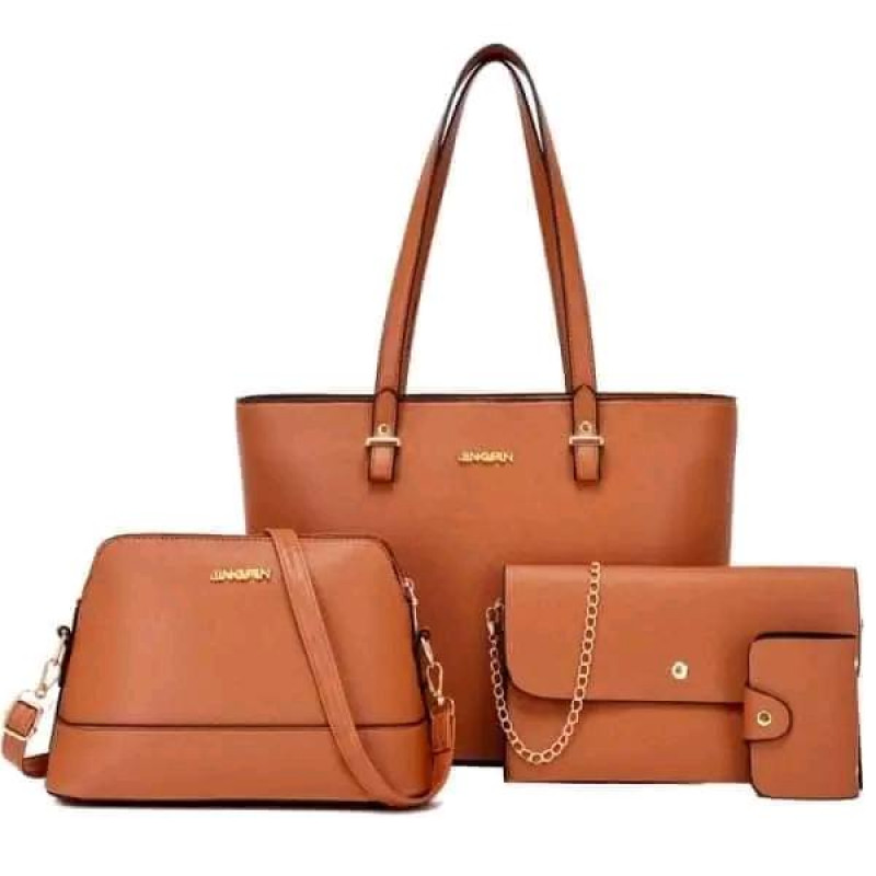 4 Pcs Combo Set (Brown)