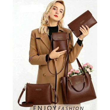 4 PCS Leather LADIES...