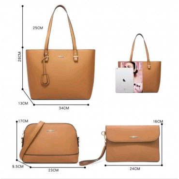 4 Pcs Combo Set (Bla...