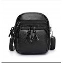 Vintage Crossbody Ladies Bag  (Black)