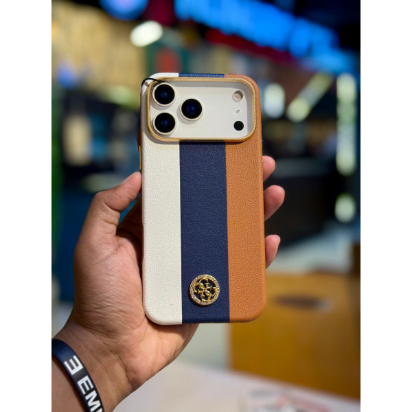 Super Finish Three Colors PU Leather Case For iPhone