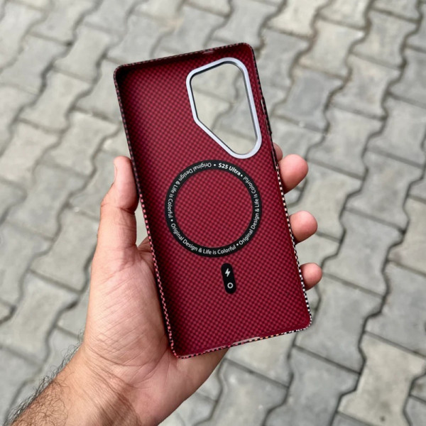 LUXO Life Carbon Fiber Texture Matte Bumper Case For Samsung Galaxy