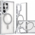 Anti Yellow Crystal Clear Camera Stand Windows Protective Case For Samsung Galaxy