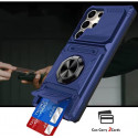 Samsung Galaxy Protective Shockproof Rugged Military Grade Drop Protection with Card Slots Kickstand Phone Case for Samsung