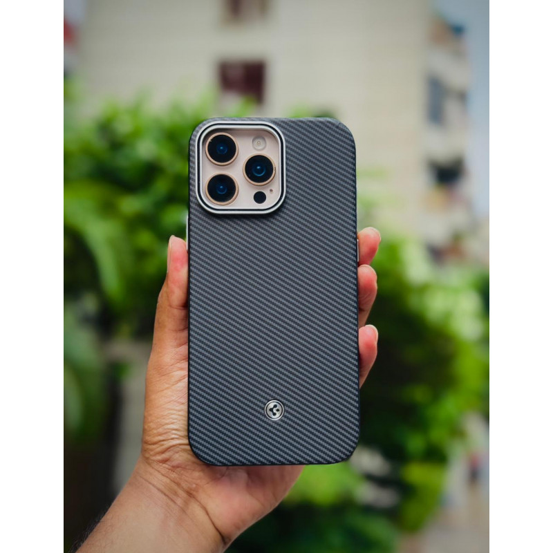 Spigen Enzo Aramid Brand MagSafe Supported Case For iPhone