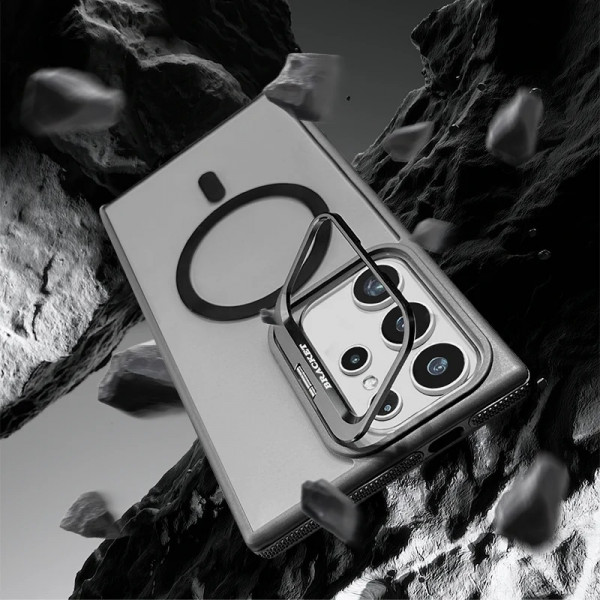 New Camera Stand Metal Smooky Case for Samsung Galaxy