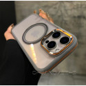 Metal Lens Frame Magnetic Phone Case for iPhone