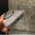 Metal Lens Frame Magnetic Phone Case for iPhone