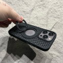 Heat Dissipation Hole Ring Holder Stand Case for iPhone