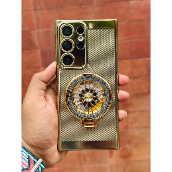 Spinner Heat Dissipation Kickstand Case For Samsung Galaxy