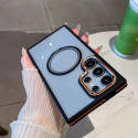 Metal Lens Frame Magnetic Phone Case for Samsung Galaxy