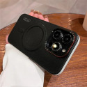 Luxury Matte Leather Magnetic For Magsafe Phone Case For iPhone
