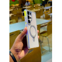 Crystal Hybrid MagSafe Stand Case For Samsung Galaxy 