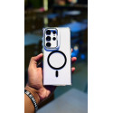 Crystal Clear Camera Stand Case For Samsung Galaxy