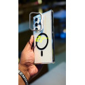 Crystal Clear Camera Stand Case For Samsung Galaxy