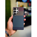 LUXO Life Carbon Fiber Texture Matte Bumper Case For Samsung Galaxy