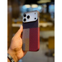 LUXO Life Carbon Fiber Texture Matte Bumper Case For iPhone