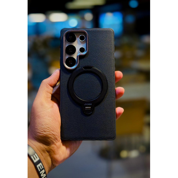 New Design J-Case PU Leather Magnetic Stand Case for Samsung Galaxy